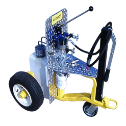 5 GALLON TOWABLE CART C-DUCT PNEUMATIC OR HAND